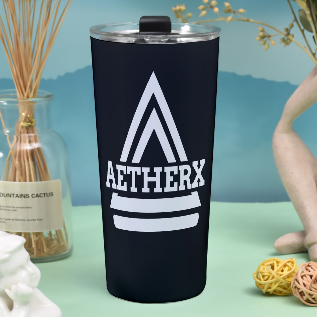 AetherX Charger Tumbler 30oz (Black)