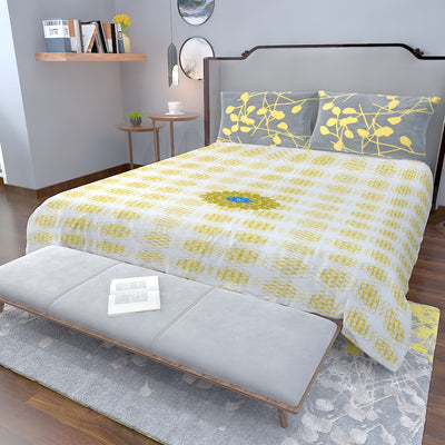 AetherX Prana Bed Quilt (Version 2: Gold - Twin, Queen, King)
