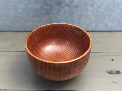 Source-Charged 4" Wooden Snack Bowl