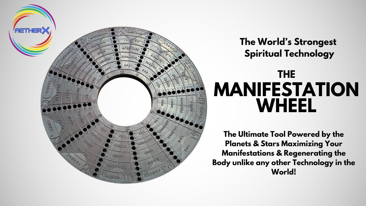 AetherX Manifestation Wheel (w/ Directional Pucks & 60 Wheel Pegs)